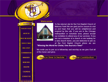 Tablet Screenshot of firstbaptistchurchmp.org